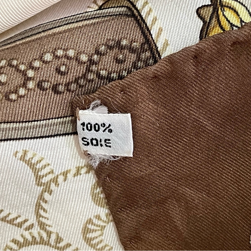 Hermès Silk Scarf Etriers By Francoise De La Perriere. - Picture 14 of 16